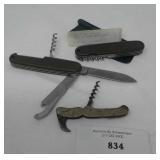 2 GERMAN ARMY KNIFE, VICTORINOX KNIFE