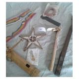 MISC ITEMS - HOMEMADE CRAB TRAP, DREAM CATCHER,