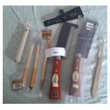 FOREIGN ITEMS -KNIVES, TATTOOING ITEMS