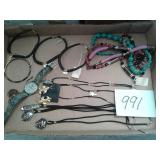 NECKLACES, ANKLE BRACELET