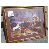 INDIAN FRAMED PRINT