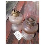 2 OIL LAMPS