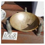 1935 METAL ANTIQUE COCA COLA PRETZEL BOWL