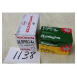 38 SPECIAL 100 RDS. AMMUNITION, 00 BUCK SHOT 25 RD