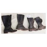 2 PR. WWI CALVARY BOOTS