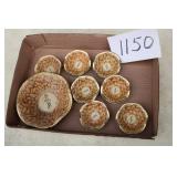 PLANTERS PEANUTS 8 BOWL SET...METAL