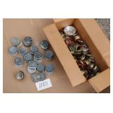 BALL LIDS & RINGS...ZINC LIDS