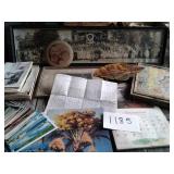 VTG. PICTURES, 1958 JD. CALENDAR, POSTCARDS, ETC.