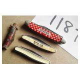 VTG. KNIVES, PURINA, NUTRENA, ETC.