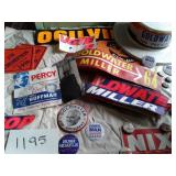 POLITICAL MEMOROBILIA, 2 SCRAPBOOKS W/