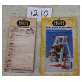 HEATH DAIRY, CALENDARS 1961-1963