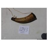 E CHANCELLOR CASEY IL 1898 POWDER HORN