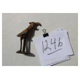 CAST IRON PARROT BOTTLE OPENER