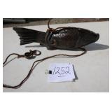 18" CARVED WOOD JAPANESE FISH