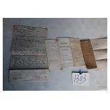 OLD DEEDS, LIGHTNING ROD GUARANTEE, ETC