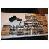 OLD STEREO VIEWER & CARDS