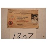 1940 CHANCELLOR REGISTERED BARBER, CASEY, IL