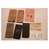 EARLY POCKET LEDGERS