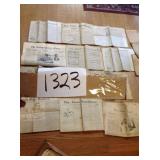 OLD ADVERTISING PAPER