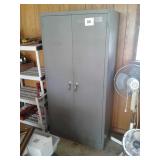 Six foot tall metal commercial storage cabinet