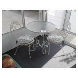 WROUGHT IRON PATIO FURNITURE