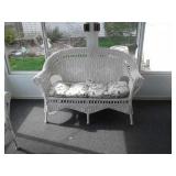 WICKER LOVE SEAT