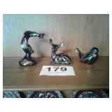 FENTON CARNIVAL GLASS X3