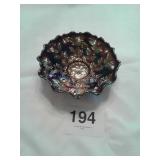 FENTON CARNIVAL GLASS 9" FLUTED BOWEL