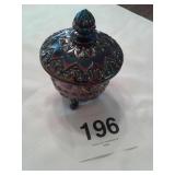 FENTON CARNIVAL GLASS 7" CANDY DISH