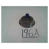 FENTON CARNIVAL GLASS LID