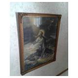 FRAMED RELIGIOUS PRINT