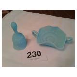 FENTON BLUE FROSTED X2