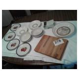 CHEESE-CAKE BAKING DISH;CUTTING BOARD;ETC