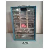 PARTS CABINET FULL OF HARDWARE