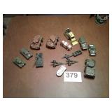 TOOTSIE TOY CAST IRON MILITARY VEHICLES