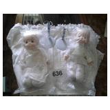 2 PC PRECIOUS MOMENTS DOLLS- NEVER BEEN OPENED