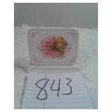 PRECIOUS MOMENTS CLOCK FIGURINE