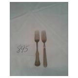SILVER NICKEL FORKS X2