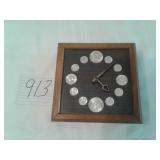 U.S. CURRENCY CLOCK