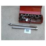 S&K 3/4 inch drive socket set