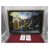 RARE VINTAGE OLD STYLE MOTION RIVER SIGN