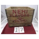 ROYAL CROWN ANTIQUE CRATE BOX