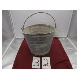 EARLY GALVANIZED BUCKET