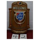 VINTAGE OLD STYLE LIGHTED SIGN