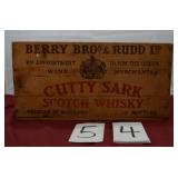 ANTIQUE CUTTY SARK WHISKEY CRATE