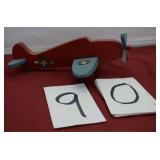 VINTAGE WOOD PLANE TOY
