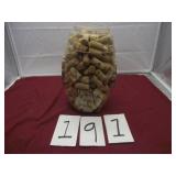 BOTTLE OF WINE CORKS