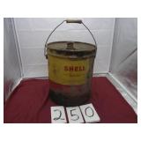 SHELL OIL CAN