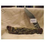 BONE HANDLE POCKET KNIFE