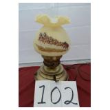 RARE FENTON BUDWEISER CLYDSDALE LAMP